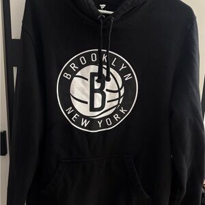 Fanatics Black and White Brooklyn New York Hoodie